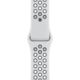 Apple Watch SE (2021) Aluminiumgehäuse silber, Nike Sportarmband pure platinum/schwarz Galerie