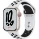 Apple Watch Series 7 Aluminiumgehäuse polarstern, Nike Sportarmband pure platinum/schwarz Galerie