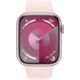 Apple Watch Series 9 Aluminiumgehäuse rose, Sportarmband rose Galerie