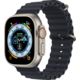 Apple Watch Ultra Titangehäuse, Ocean Armband mitternacht Galerie