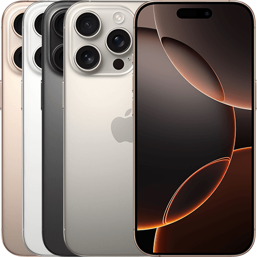 iPhone 16 Pro in verschiedenen Ansichten