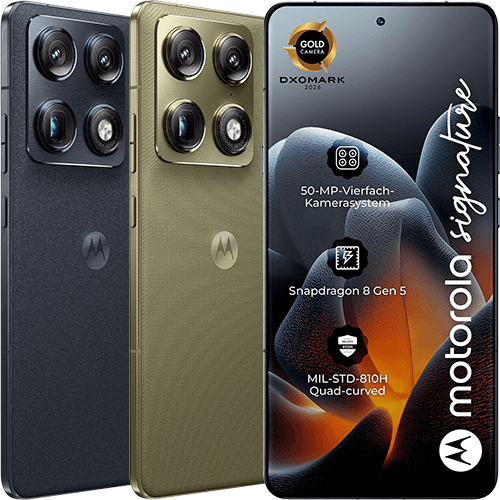Motorola Signature in verschiedenen Ansichten