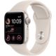 Apple Watch SE (2022) Aluminiumgehäuse polarstern, Sportarmband polarstern Galerie