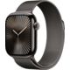 Apple Watch Series 10 Titangehäuse schiefer, Milanaise Armband schiefer Galerie