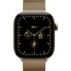 Apple Watch Series 12 Titangehäuse Brillantgold, Milanaise Armband Brillantgold Galerie