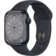 Apple Watch Series 8 Aluminiumgehäuse mitternacht, Sportarmband mitternacht Galerie