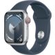 Apple Watch Series 9 Aluminiumgehäuse silber, Sportarmband sturmblau Galerie