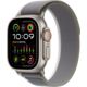 Apple Watch Ultra 2 Titangehäuse, Trail Loop grün/grau Galerie
