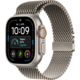 Apple Watch Ultra 4 Titangehäuse Natur, Milanaise Armband Titan Natur Galerie