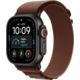Apple Watch Ultra 4 Titangehäuse schwarz, Alpine Loop Burgundy Galerie