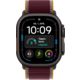 Apple Watch Ultra 4 Titangehäuse Schwarz, Trail Loop Burgunder Galerie