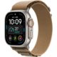 Apple Watch Ultra 4 Titangehäuse Natur, Alpine Loop Wüstensand