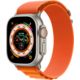 Apple Watch Ultra Titangehäuse, Alpine Loop orange Galerie