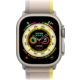 Apple Watch Ultra Titangehäuse, Trail Loop gelb/beige