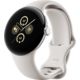 Google Pixel Watch 2 Aluminiumgehäuse in Polished Silver / Sportarmband in Porcelain Galerie