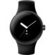 Google Pixel Watch Edelstahlgehäuse Matte Black, Sportarmband Obsidian