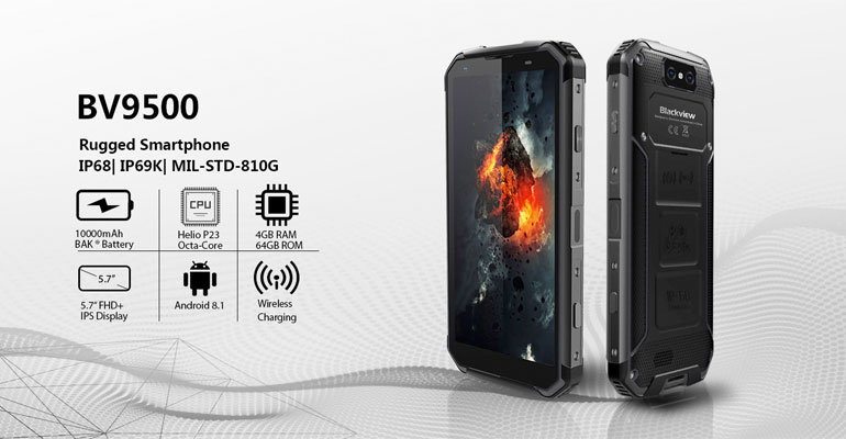 Blackview BV9500 – geschützt nach US-Militärnorm 810G und 10000 mAh großer Akku