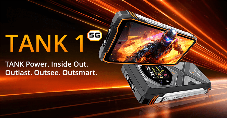 Blackview Oscal TANK 1: Outdoor-Smartphone mit 20000 mAh Akku und Nachtsichtkamera