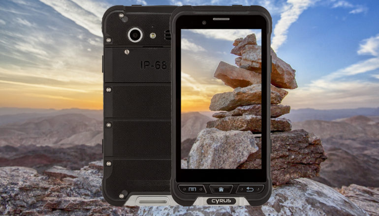 Cyrus CS35: 4.7 Zoll Androide kombiniert Outdoor-Funktionen mit Top-Smartphone-Eigenschaften