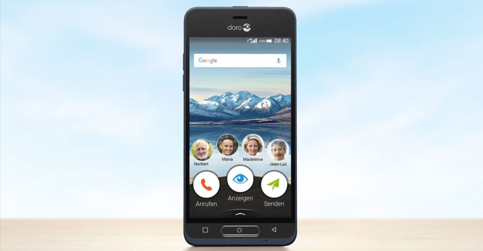 Bedienerfreundliches Smartphone – Doro 8035