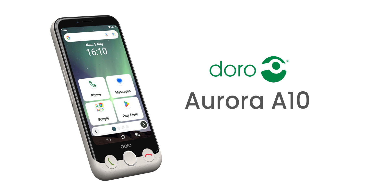 Doro Aurora A10: Kompaktes Smartphone für einfache Bedienung