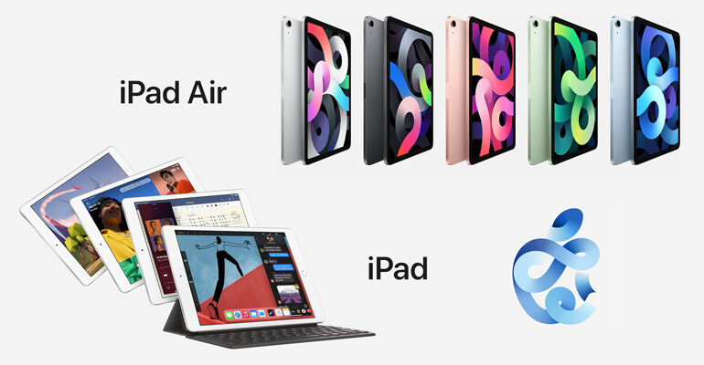 Neues iPad Air und iPad 10,2″ 2020 veröffentlicht