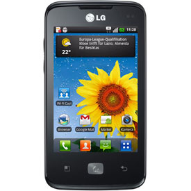 LG E510 Optimus Hub: Einsteiger-Smartphone mit Android, WLAN und 5-Megapixelkamera
