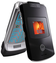 Datenturbo im Metallic-Design: Motorola MOTORAZR V3xx