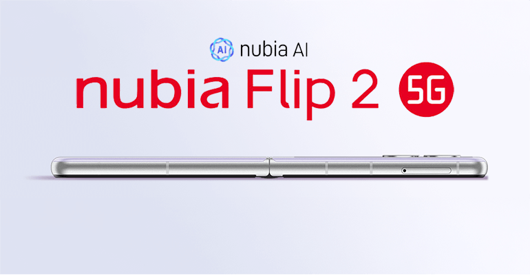 Nubia Flip 2: Klapp-Smartphone mit 6,9 Zoll 120 Hz Flex OLED Touchscreen
