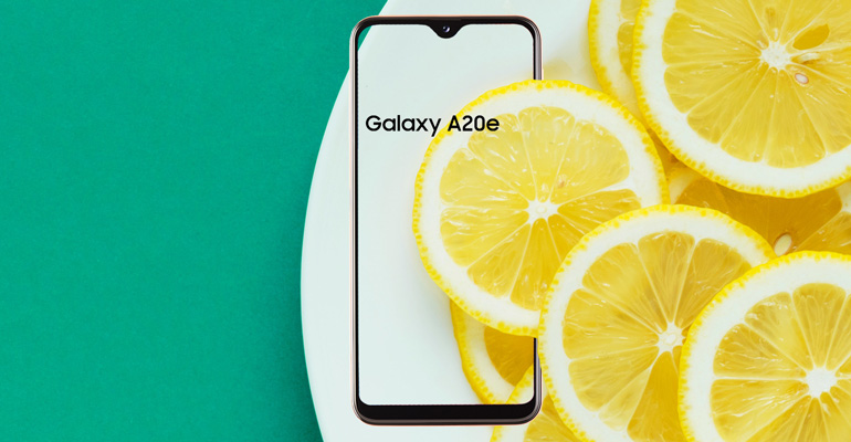 samsung a20e o2