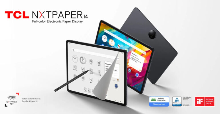 Großes Display mit Papier-Effekt: Was kann das TCL NXTPAPER 14?