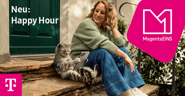 Happy Hour – eine Stunde unbegrenztes Datenvolumen für Magenta EINS Kunden