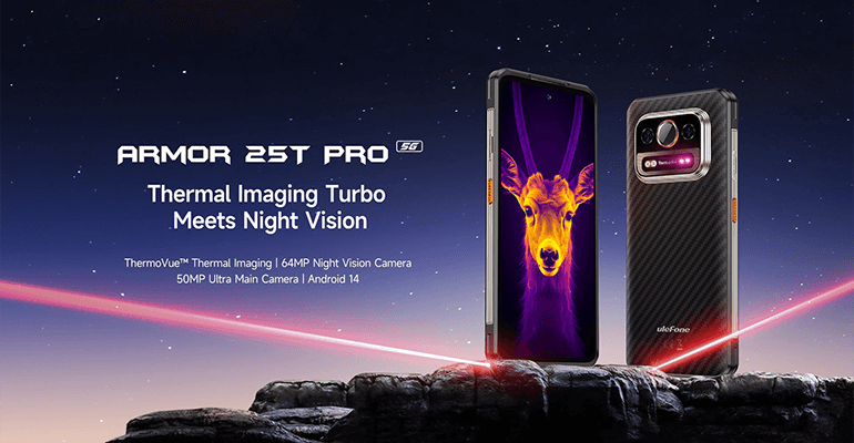 Robust, leistungsstark und vielseitig: Ulefone Armor 25T Pro